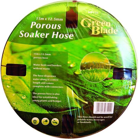15m x 12.5mm Porous Garden Soaker Hose Pipe (1/3)