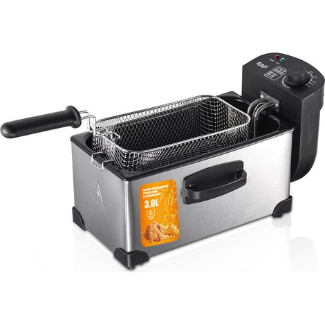 Petite friteuse électrique à usage domestique, friteuse électrique, friteuse commerciale pour frites à température constante.