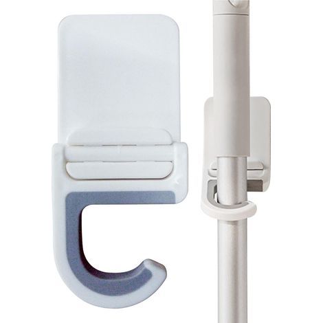 CSPARKV 5 PCS Broom Mop Holder - Broom Gripper, Broom Hanger Clip No Drilling Broom Organizer Hanging Clip, Wall Mounted Mop Organizer Holder, Mop Holder