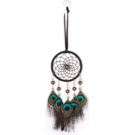 Mini attrape-rêves pendentif de voiture carillons éoliens décoration (1/4)
