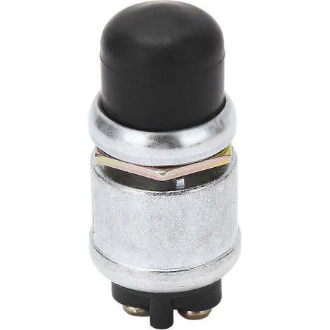 Compatible avec l'interrupteur à bouton-poussoir activé par klaxon 3D9718, interrupteur électromagnétique instantané de démarrage à bouton-poussoir, remplacement pour HYSTER 98541 169927 CT 3D9718. (1/5)