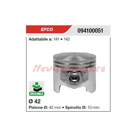 Pistone segmenti spinotto EFCO motosega 141 142 094100051