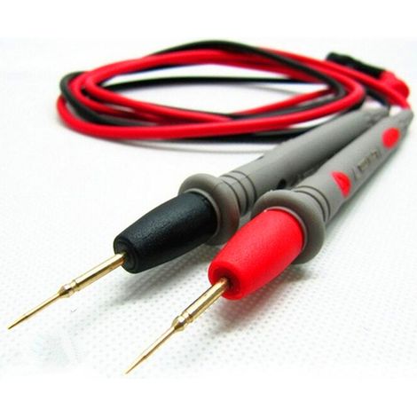 Universelles Digitalmultimeter mit extrafeinen und extraspitzen Messspitzen, 1000 V 20 A, hochpräzise Kupfernadel-Kabelsonde (1/5)