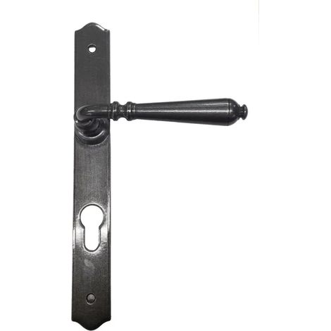 Ensemble sur plaque étroite 240 x 24 mm France Brionne - Carré de 7 x 120 mm - Entraxe 70 mm - vis sécable