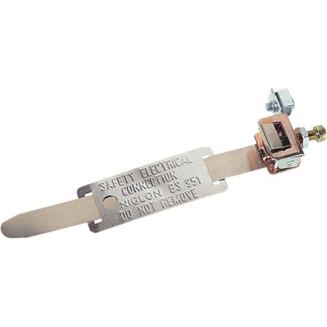 Dencon Adjustable Earth Bonding Clamp for 12-32mm Pipes