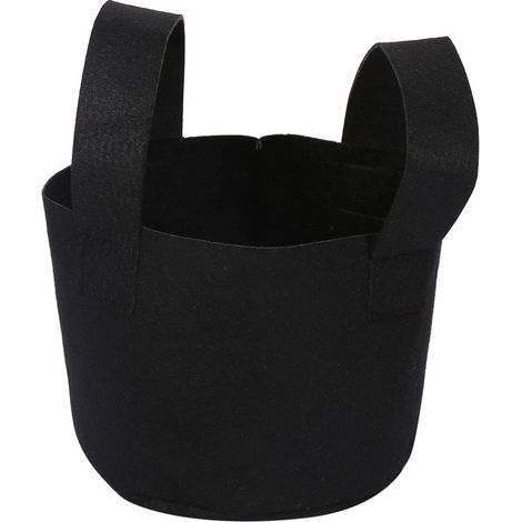 Sac de culture noir pour plantes, légumes et fleurs, aération, pot de plantation (1 gallon, 14 x 18 cm) (1/5)