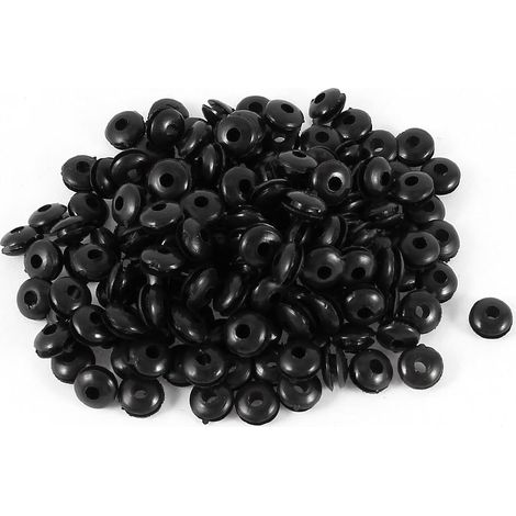 Passe Fil Caoutchouc Oeillet Passe Câble 3mm x 9mm 100pcs (1/2)