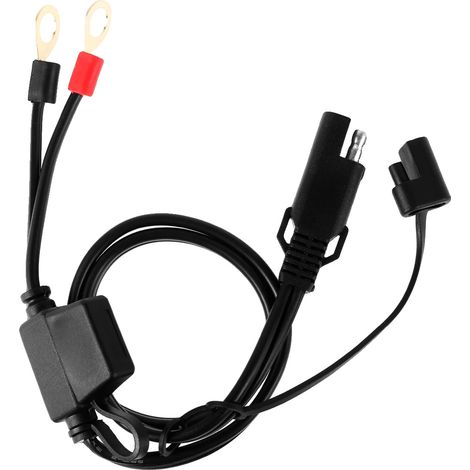 Cable de carga SAE, diseño impermeable, fusible de 10 A, 1 juego (1/2)