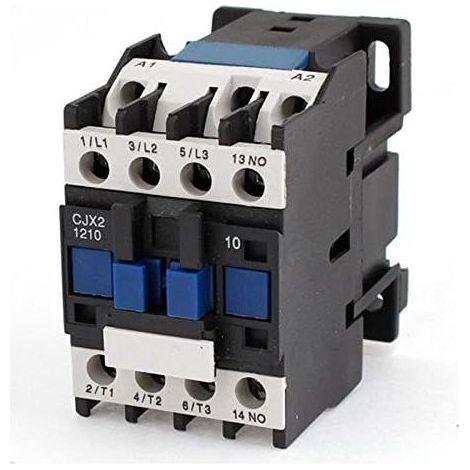 Contacteur C.A. 380V 50/60Hz 12A Bobine De Relais De Démarreur À Moteur Triphasé (1/5)