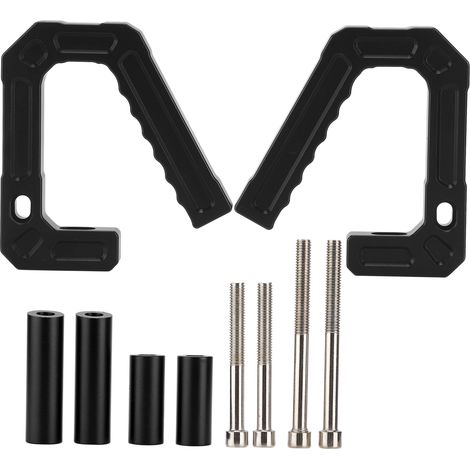 Set di maniglie anteriori Akozon per modelli JK Unlimited Sport Sahara Ruon 2007-2018 (NERO). (1/5)