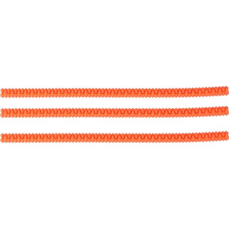Silikon-Backrostschoner mit Verbrühungsschutz für die Mikrowelle - Orange (3er-Pack) (1/5)