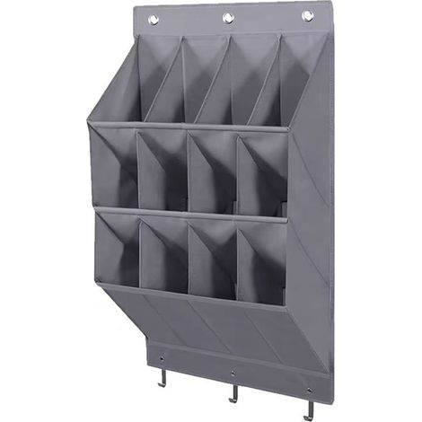 Organisateur de chaussures à suspendre à la porte,rangement mural en tissu résistant,sac porte-chaussures pour placard étroit