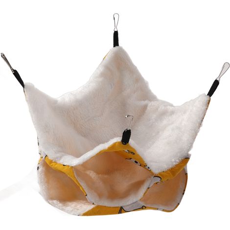 Hamac Cage pour animaux de compagnie, lit suspendu à 3 couches pour Hamster, petits animaux, lapin, écureuil (1/5)