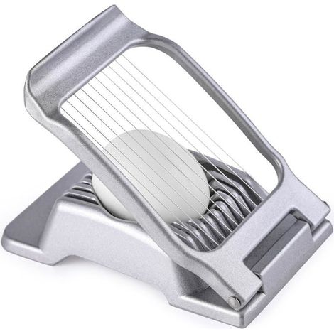 Ecleanfy - Coupe-œufs en fil d'acier inoxydable, compatible lave-vaisselle, convient également aux fruits tendres comme les fraises.