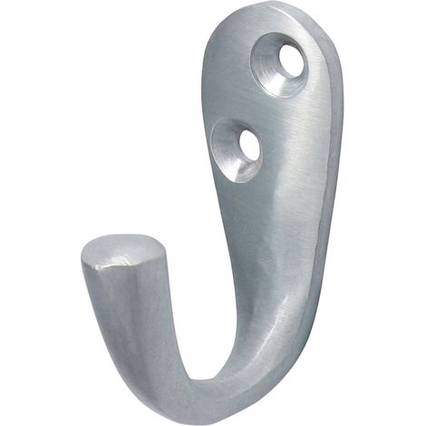 TIMCO Single Robe Hook Satin Chrome - 44 x 18mm
