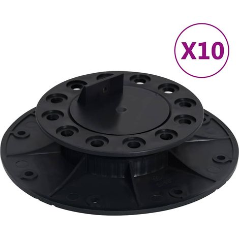 Pieds de terrasse réglables 10 pcs 25-40 mm (1/5)