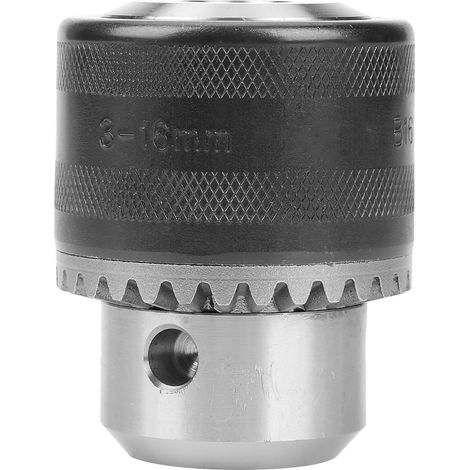 Mandrin de perceuse à serrage manuel pour mini-perceuse électrique 3-16 mm (1/4)