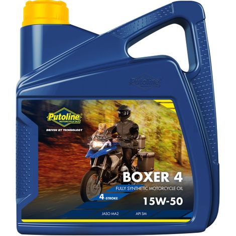 Aceite para motocicleta Putoline 4T 15W50 Boxer 4L de calidad premium