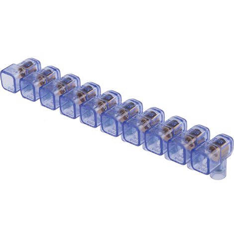 Bornier de raccordement RS PRO, 10 pôles , A visser ( Prix pour Paquet de 10 ) (1/2)