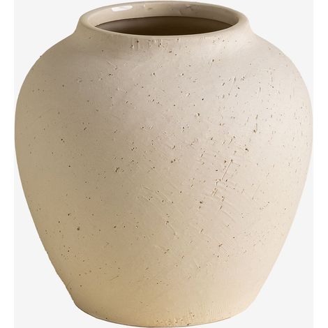 Sklum – Vase en céramique Brontë 20 cm – Texture rugueuse – Apportez chaleur et luminosité à votre décoration intérieure