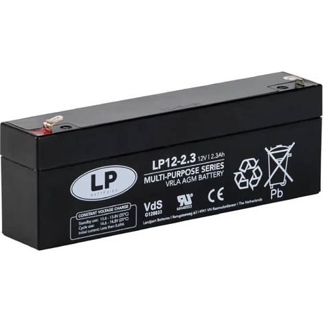Batería Industrial 12V 2.3Ah (20Hr) Landport – NSA LP12-2.3 T1 VDS