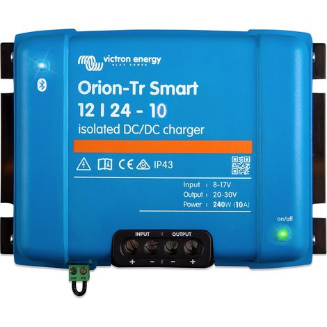 Cargador de Baterías 12V/24V 10A CC-CC Aislado