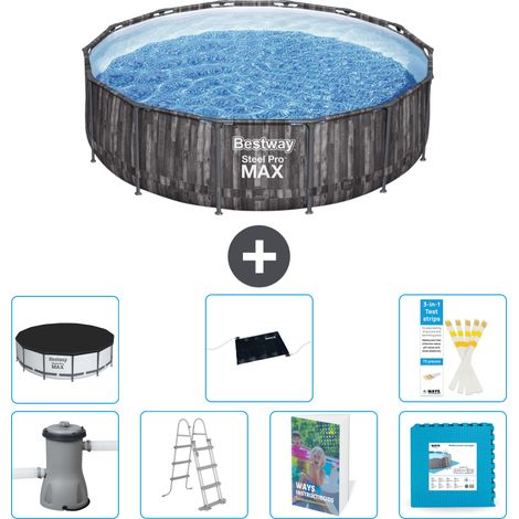 Bestway Steel Pro MAX Rund - 427x107 cm - 8-teilig S621