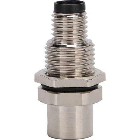 Adaptateur de connecteur industriel en laiton M8-I4, fiche étanche IP67 à 4 broches (1/5)