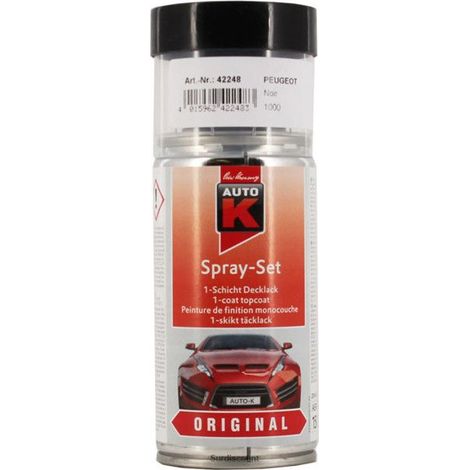 1000 NOIR (Bombe Peinture 150 ml). Peinture PEU...