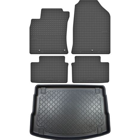 Hyundai i30 III PD Hatchback (à partir de février 2017) - Jeu de tapis de sol en caoutchouc + tapis de coffre