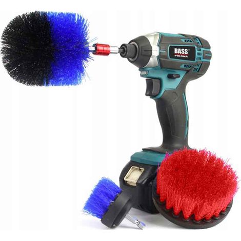 Set di 3 spazzole per trapano (1/4)