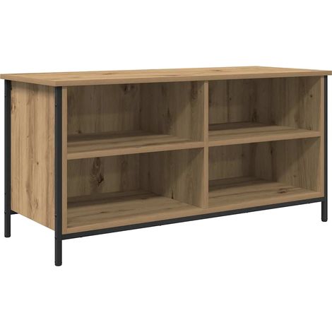Mueble de TV moderno multifuncional con estantes 100 x 40 x 50 cm fabricado en madera de roble manufacturada acabado artesanal 020052749 (1/5)