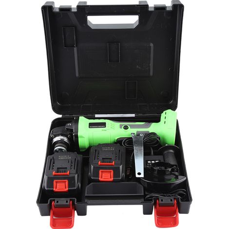 Meuleuse d'angle sans fil 10000mAh, batterie lithium, charge rapide 110-240V, prise CN, outil électrique portatif, découpe et polissage, puissant et compact (1/5)