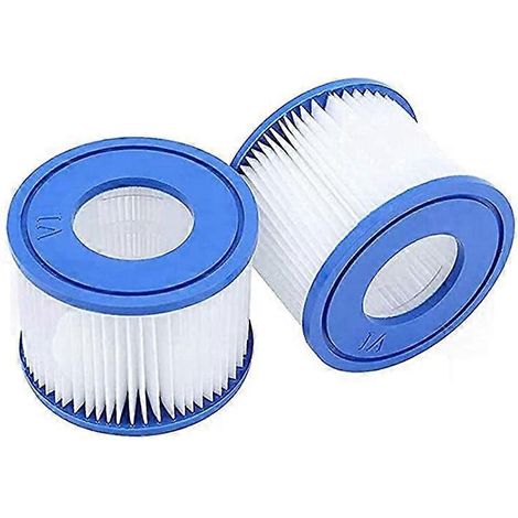 Lot de 2 cartouches filtrantes pour spa Lay-Z-Spa Bestway Flowclear, taille VI (1/4)