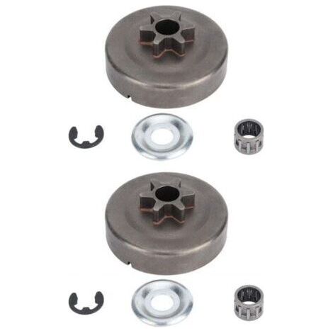 Pair Lot de 2 pignons de Tambour d'embrayage pour tronçonneuse STIHL 017 018 021 023 025 MS170 MS180 MS210 MS230 MS250 1123 640 2003