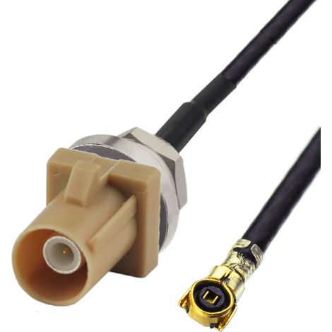 Pigtail Fakra Stecker Code-I / MHF4 Buchse 20cm