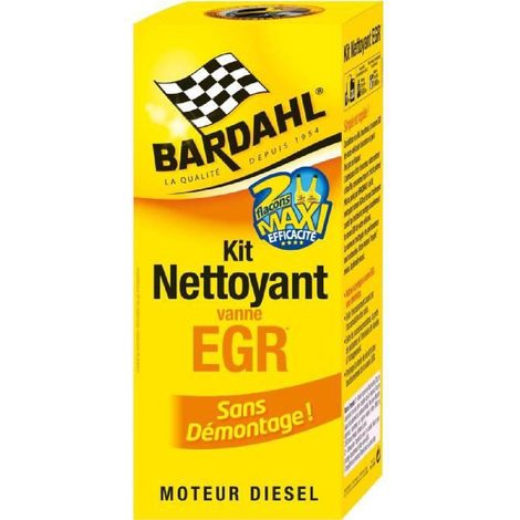 Bardahl – Kit nettoyant vanne EGR 2 flacons de 350ml – Nettoyage moteur performant – Optimisation des performances – Pour entretien automobile - EGR 2 X