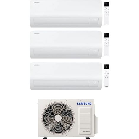 SAMSUNG Condizionatore Cebu S2 trialsplit 9000+9000+9000 btu inverter wifi codice prod: AR50F09C1AHNEU(3) AJ080TXJ4KG (1/2)