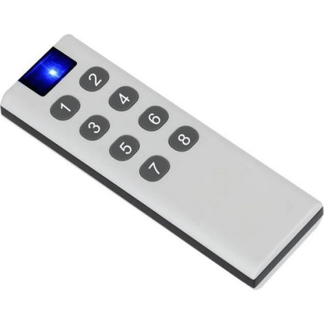 Télécommande Sans Fil RF - 8 Boutons - Fréquence 433,92 MHz - Pour Portes de Garage et Serrures Électriques - 1 Pièce (1/3)