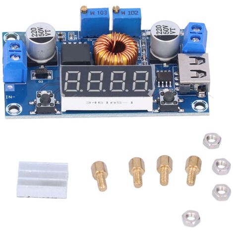 Pair Module de conversion Buck avec interface USB, régulation de courant constant et tension ajustable 5A (1/5)