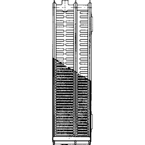 Vonova Sanierungsheizkoerper 33K 554/ Bl 1000 mmweiss