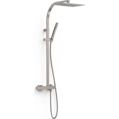 Kit anticalcaire · Douche fixe de 320x220 mm. à rotule. · Douchette anticalcaire. · Flexible. - TRES 20219101AC (1/2)