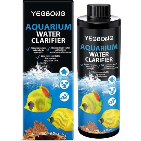Ce produit nettoyant pour aquarium convient au nettoyage des aquariums d'eau douce et facilite l'entretien quotidien. -- 100 ml (1/5)