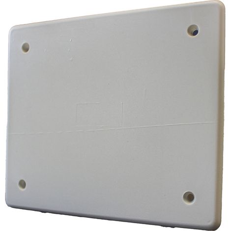 Coperchio per cassette di derivazione da incasso, 118x96 mm, ideale per protezione e copertura di impianti elettrici, PT02