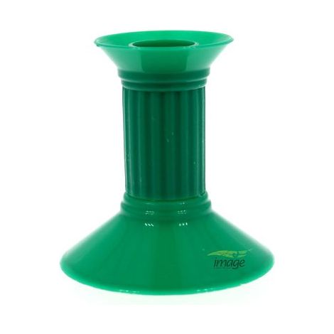 Portacandele in plastica da 10 cm, 1 pezzo, verde