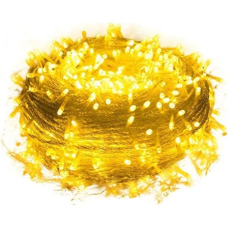 30 m guirlande lumineuse, 300 LED blanches, 8 modes d'éclairage, étanche IP44, pour jardin et extérieur