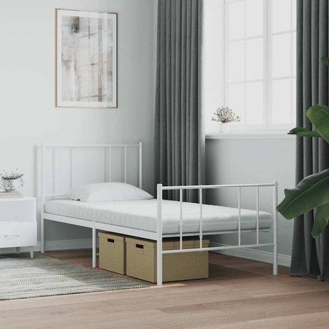 Matelas de lit Matelas en mousse blanc 100x210 cm 7 zones dureté 20 ILD CFW369468 CFW532079 (1/5)