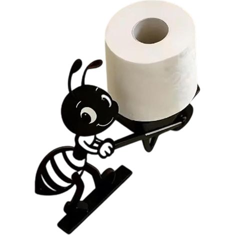 Porte-papier toilette Décoration pour salle bain sans perçage (1/5)