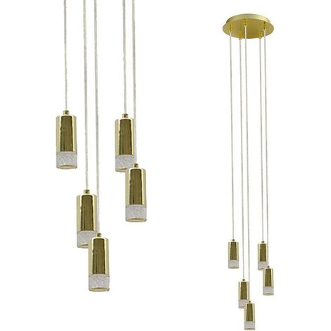 Lampada a sospensione a tubo Mentin HD443N058144 NN BB Italux (1/2)
