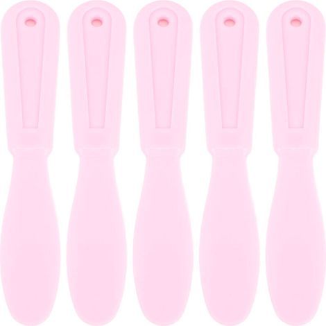 5PCS Spatule à Plâtre Ergonomique Facile à Nettoyer Résistante à l'Usure pour Mélange et Application Rose (1/5)